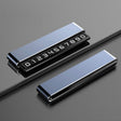 Metal Hidden Temporary Parking Number Plate Ornaments, Color: Dual Number Gray - Parking Card by PMC TechLife | Online Shopping South Africa | PMC TechLife | Buy Now Pay Later Mobicred