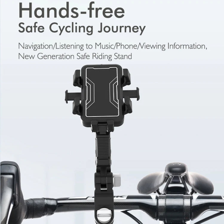 Motorcycle Bicycle Outdoor Cycling Navigation Phone Holder, Style: Handlebage Bracket - Holder by PMC TechLife | Online Shopping South Africa | PMC TechLife | Buy Now Pay Later Mobicred