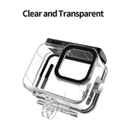 TELESIN GP-WTP-901 45m Diving Shell, For GoPro HERO12 Black / HERO11 Black / HERO10 Black / HERO9 Black Shell+Filter Set
