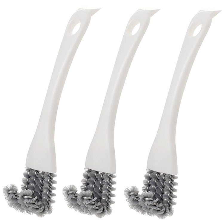 3pcs 2-in-1 Kitchen Stove Cleaning Brush Shovel Barbecue Rack Cleaning Brush(Grid Model) - Cleaning Tools by PMC TechLife | Online Shopping South Africa | PMC TechLife | Buy Now Pay Later Mobicred