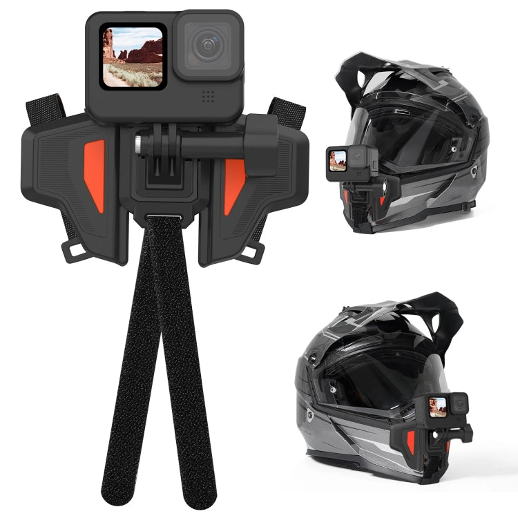 TELESIN GP-HBM-MT2 Universal Helmet Mount Holder For Sports Camera - Helmet Mount by TELESIN | Online Shopping South Africa | PMC TechLife | Buy Now Pay Later Mobicred