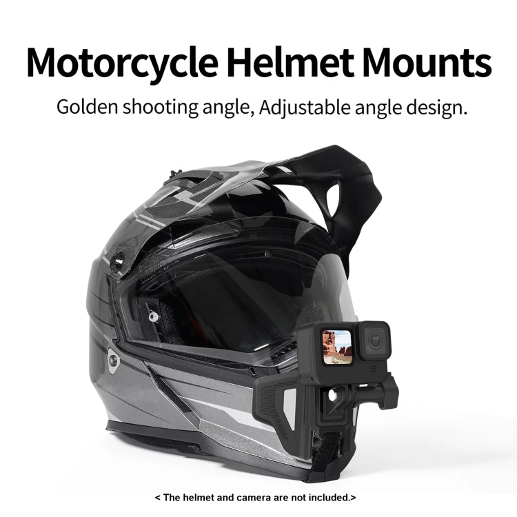 TELESIN GP-HBM-MT2-YH Universal Helmet Mount Holder For Sports Camera