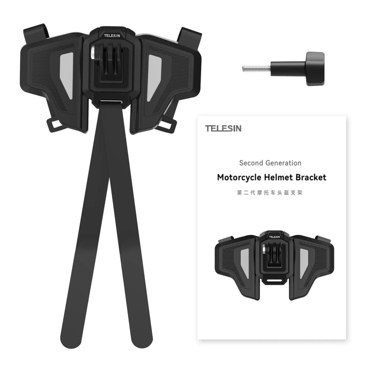 TELESIN GP-HBM-MT2-YH Universal Helmet Mount Holder For Sports Camera - free shipping - PMC TechLife - Order now!