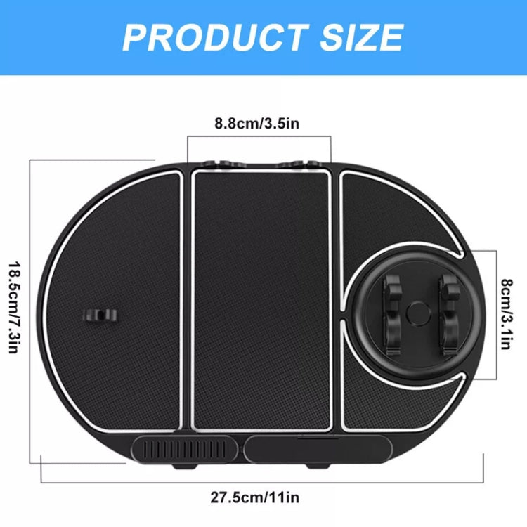 Car Phone Holder Center Console Silicone Anti-skid Pad, Model: CH09 - Car Anti-Slip Mats by PMC TechLife | Online Shopping South Africa | PMC TechLife | Buy Now Pay Later Mobicred