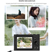High-Definition CCD Digital Camera 64 Million WiFi Card Camera, Color: Black
