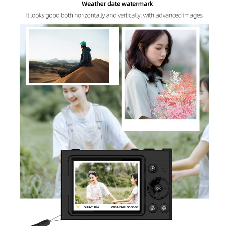 High-Definition CCD Digital Camera 64 Million WiFi Card Camera, Color: Black