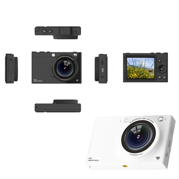 High-Definition CCD Digital Camera 64 Million WiFi Card Camera, Color: Black