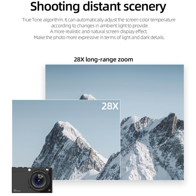 High-Definition CCD Digital Camera 64 Million WiFi Card Camera, Color: Black + Headphone Cable - Video Cameras by PMC TechLife | Online Shopping South Africa | PMC TechLife | Buy Now Pay Later Mobicred