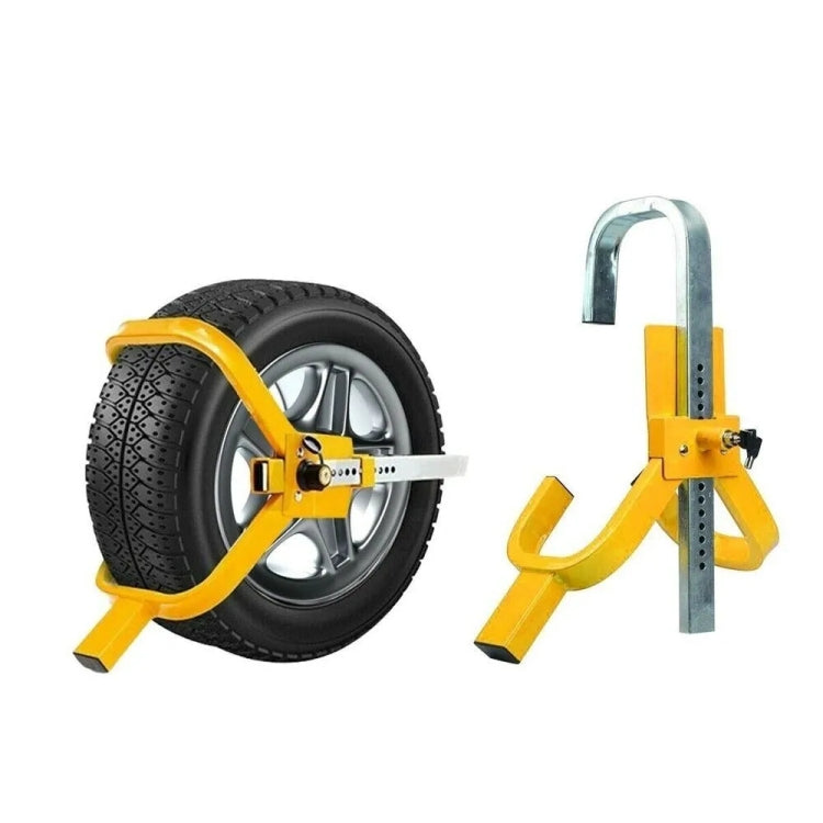 Car Anti-theft Lock SUV Wheel Three-prong Lock With Suction Cup, Style: With Disc
