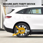 Car Anti-theft Lock SUV Wheel Three-prong Lock With Suction Cup, Style: With Disc