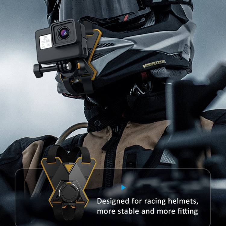 Magnetic Quick Release Motorcycle Helmet Chin Stand Mount For Smart Phone - Helmet Mount by PMC TechLife | Online Shopping South Africa | PMC TechLife | Buy Now Pay Later Mobicred