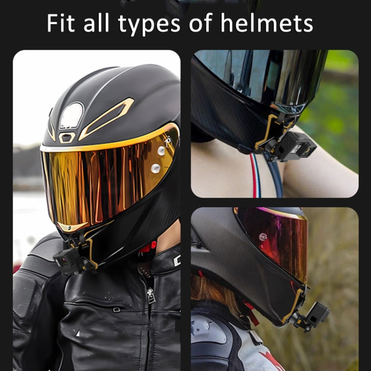 Magnetic Quick Release Motorcycle Helmet Chin Stand Mount For Smart Phone - Helmet Mount by PMC TechLife | Online Shopping South Africa | PMC TechLife | Buy Now Pay Later Mobicred