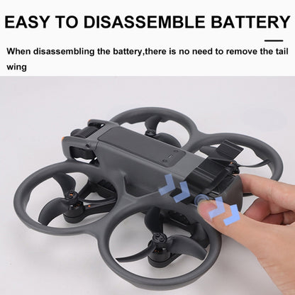 For DJI Avata 2 CQT Adhesive Airflow Cutting Flight Tail for Drones(Black) - free shipping - PMC Jewellery - Order now!