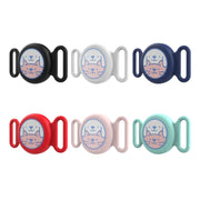 For AirTag Pet Collar Locator Silicone Life Water-resistant Protective Case(Red)