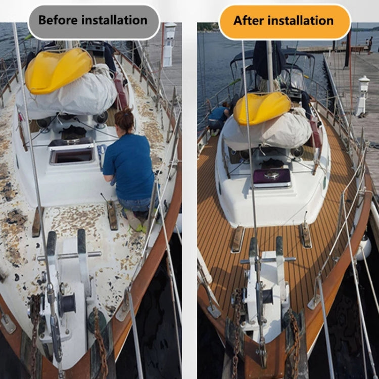240x90x0.6cm Yacht RV Modification Imitation Teak Floor EVA Anti-slip Mat - Floor Mats by PMC TechLife | Online Shopping South Africa | PMC TechLife | Buy Now Pay Later Mobicred