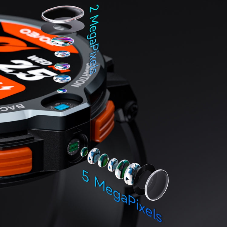 LOKMAT APPLLP6 PRO 1.54-inch 4G+64G Android 8.1 Dual-camera Independent Card Smart Watch(Black) - free shipping - PMC TechLife - Order now!