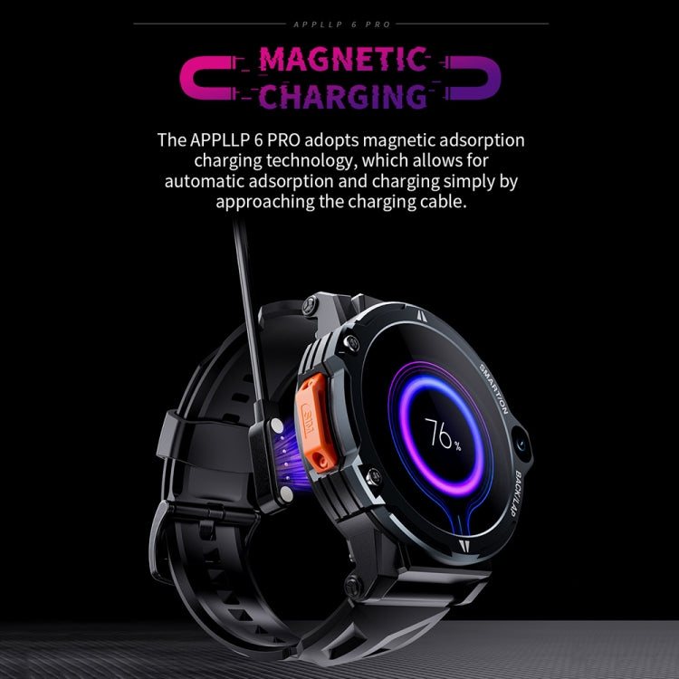 LOKMAT APPLLP6 PRO 1.54-inch 4G+64G Android 8.1 Dual-camera Independent Card Smart Watch(Black) - free shipping - PMC TechLife - Order now!