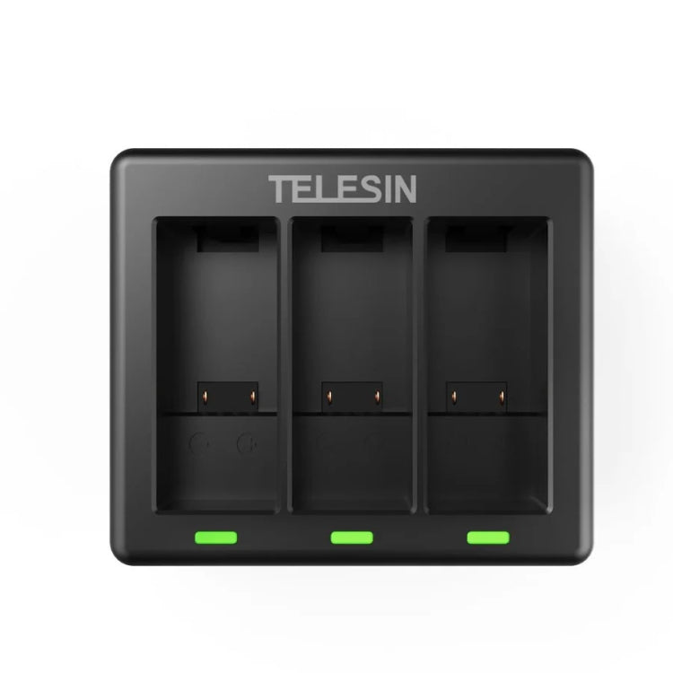 TELESIN GP-BCG-902 Battery 3 Slots Charger For GoPro HERO12 Black / HERO11 Black / HERO10 Black / HERO9 Black - Charger by TELESIN | Online Shopping South Africa | PMC TechLife | Buy Now Pay Later Mobicred