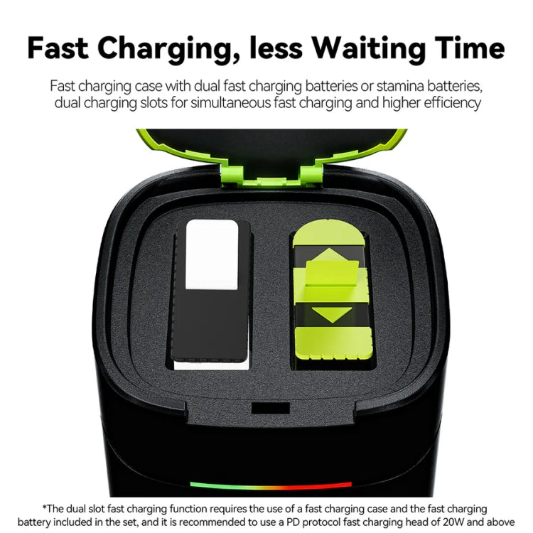 TELESIN GP-FCK-B11 Fast Charged Battery Storage Charging Box For GoPro HERO12 Black / HERO11 Black / HERO10 Black / HERO9 Black(Single Charging Box) - free shipping - PMC Jewellery - Order now!