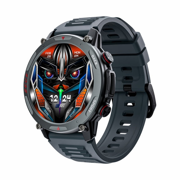 LOKMAT ZEUS4 PRO 1.43-Inch IP68 Water-resistant Wellness Tracking Bluetooth Call Smart Watch(Black)