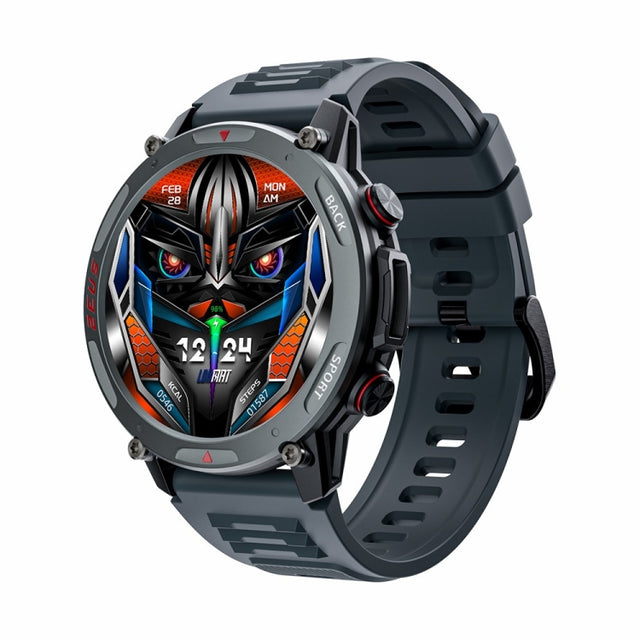 LOKMAT ZEUS4 PRO 1.43-Inch IP68 Water-resistant Wellness Tracking Bluetooth Call Smart Watch(Black)