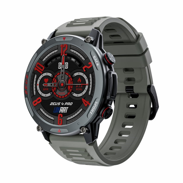 LOKMAT ZEUS4 PRO 1.43-Inch IP68 Water-resistant Wellness Tracking Bluetooth Call Smart Watch(Light Grey)
