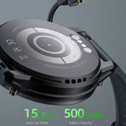 LOKMAT ZEUS4 PRO 1.43-Inch IP68 Water-resistant Wellness Tracking Bluetooth Call Smart Watch(Black)