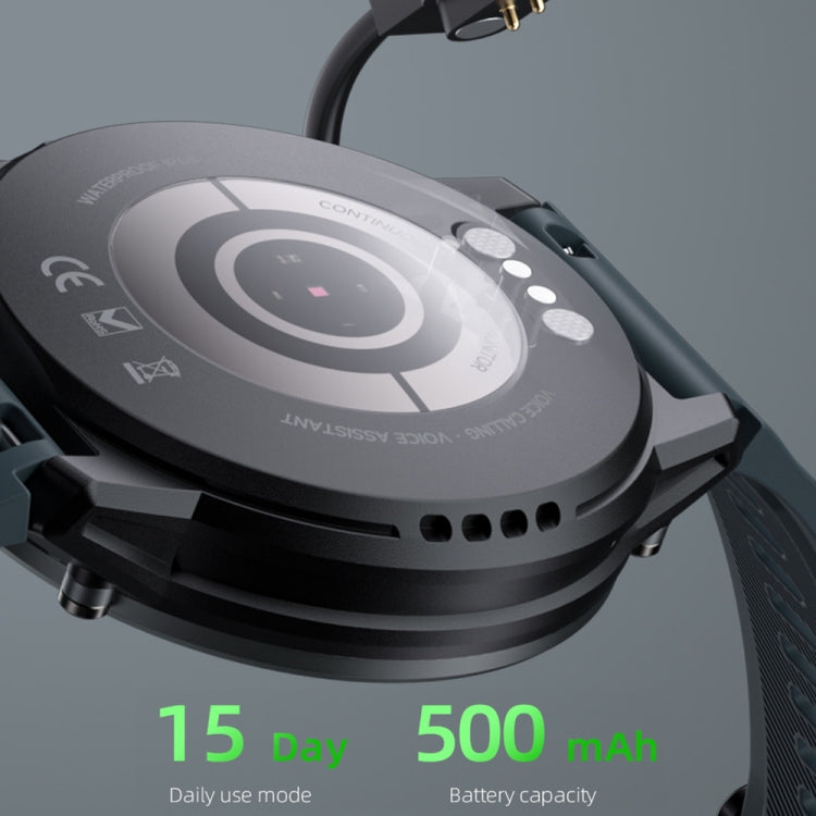 LOKMAT ZEUS4 PRO 1.43-Inch IP68 Water-resistant Wellness Tracking Bluetooth Call Smart Watch(Black)