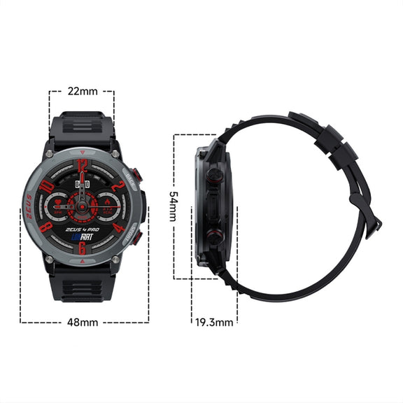 LOKMAT ZEUS4 PRO 1.43-Inch IP68 Water-resistant Wellness Tracking Bluetooth Call Smart Watch(Light Grey)
