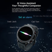 LOKMAT ZEUS4 PRO 1.43-Inch IP68 Water-resistant Wellness Tracking Bluetooth Call Smart Watch(Black)