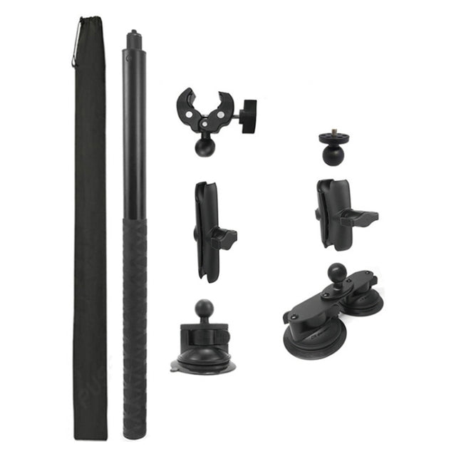 For Insta 360 ONE X / X2 / X3 / X4 Car Top Suction Cup Selfie Stick Bracket, Model: Set 1