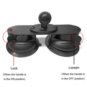 For Insta 360 ONE X / X2 / X3 / X4 Car Top Suction Cup Selfie Stick Bracket, Model: Set 4