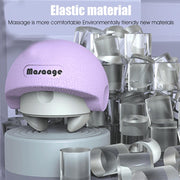 3-in-1 Multifunctional Fitness Yoga Massage Fascia Ball Cervical Meridian Massager(Gray)