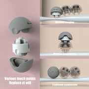 3-in-1 Multifunctional Fitness Yoga Massage Fascia Ball Cervical Meridian Massager(Gray)