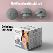3-in-1 Multifunctional Fitness Yoga Massage Fascia Ball Cervical Meridian Massager(Gray)