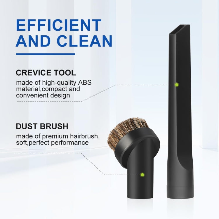 9 In 1 Set 4 Universal Vacuum Attachments 32mm Nozzle Adapter Accessories Cleaning Kit - Other Accessories by PMC TechLife | Online Shopping South Africa | PMC TechLife | Buy Now Pay Later Mobicred