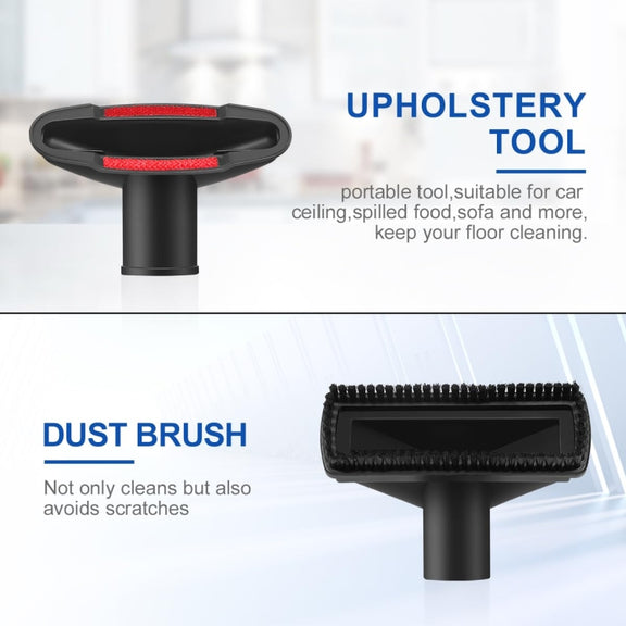9 In 1 Set 2 Universal Vacuum Attachments 32mm Nozzle Adapter Accessories Cleaning Kit