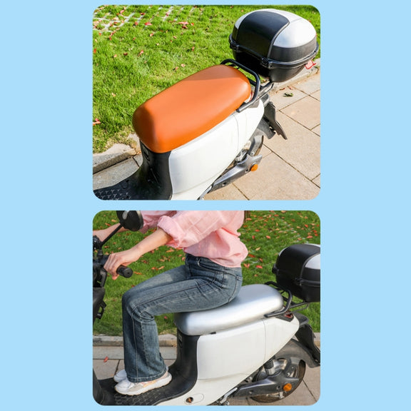 Electric Vehicle Universal Water-resistant Sun Protection Seat Cover For All Seasons, Color: Light Brown(XL)
