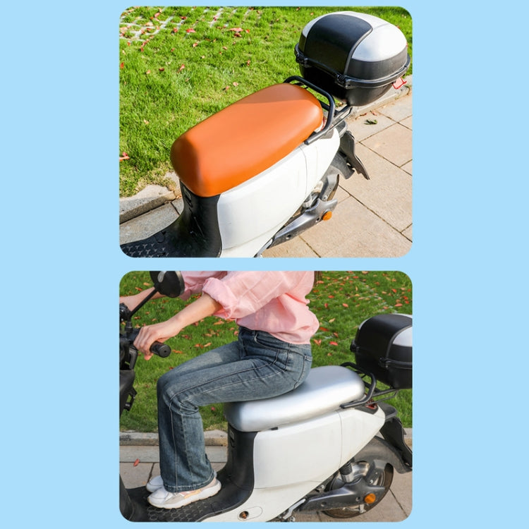 Electric Vehicle Universal Water-resistant Sun Protection Seat Cover For All Seasons, Color: Light Brown(XL)