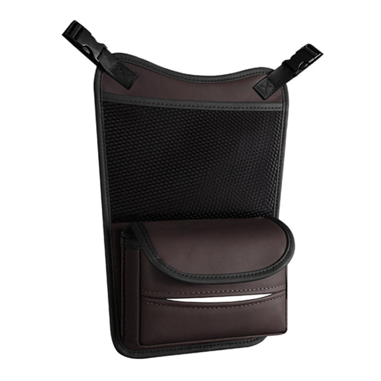 Car Between Seats Organizer Multifunctional Storage Bag Front And Back Dual Usage Tissue Box(Brown) - Stowing Tidying by PMC TechLife | Online Shopping South Africa | PMC TechLife | Buy Now Pay Later Mobicred