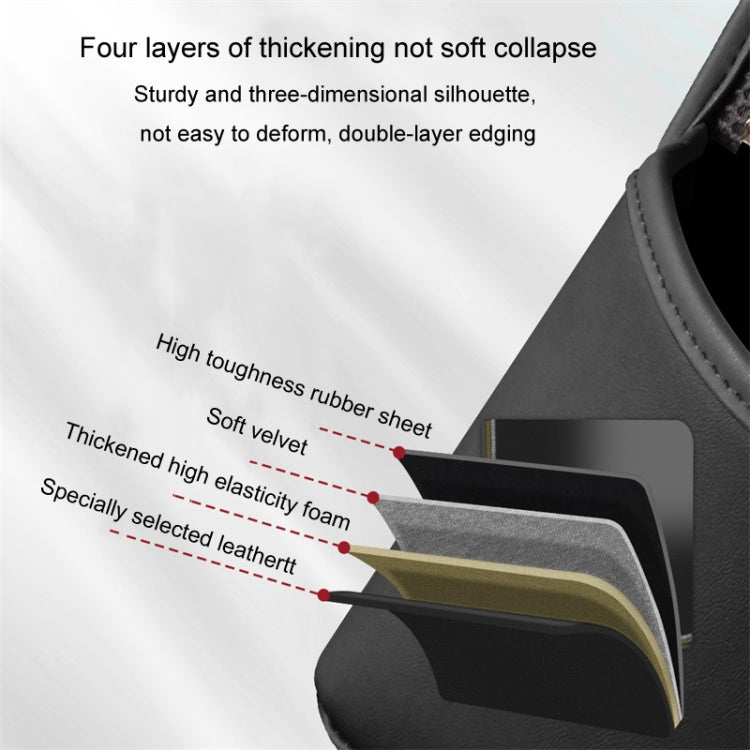 Car Between Seats Organizer Multifunctional Storage Bag Front And Back Dual Usage Tissue Box(Brown) - Stowing Tidying by PMC TechLife | Online Shopping South Africa | PMC TechLife | Buy Now Pay Later Mobicred
