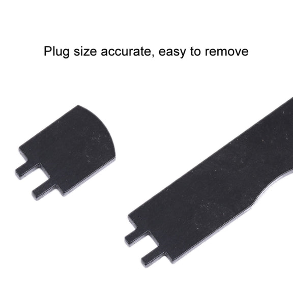 2pcs Ignition Coil Plug Removal Tool Snap Wrench(Black)