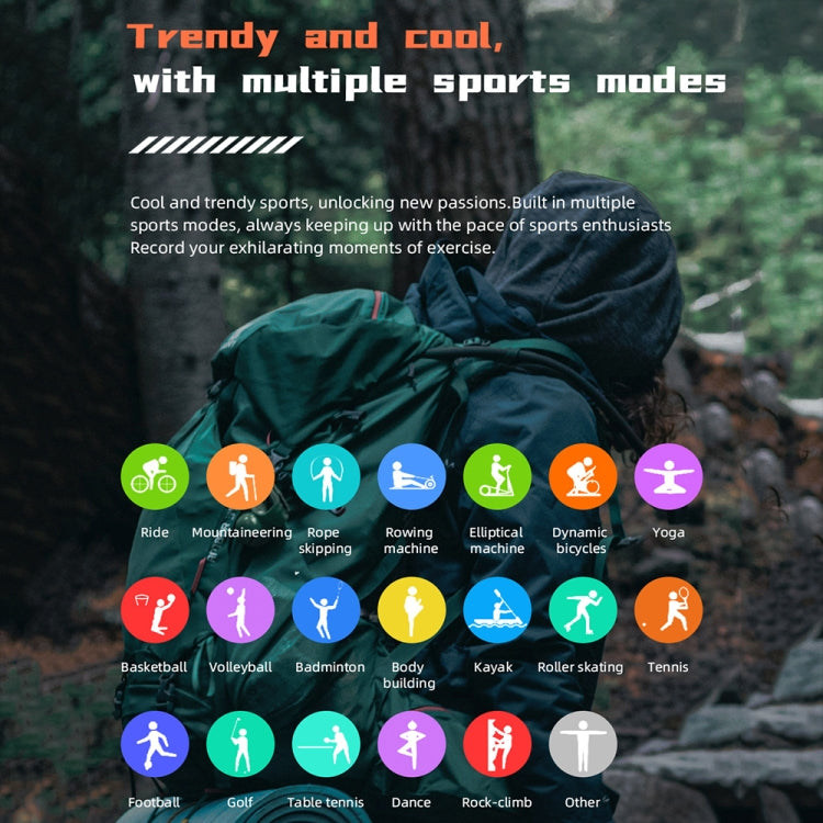 LOKMAT ZEUS6 PRO 1.46-Inch IP68 Waterproof SOS Flashlight Bluetooth Smart Watch(Black) - free shipping - PMC TechLife - Order now!