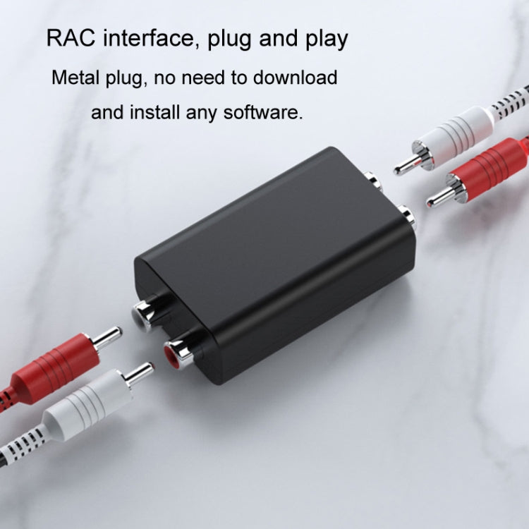 RCA Audio Ground Loop Isolator Anti-Interference Noise Reducer Eliminate Current Sound Bluetooth Receiver(Ellipse) - Live Sound Effects Processors by PMC TechLife | Online Shopping South Africa | PMC TechLife | Buy Now Pay Later Mobicred