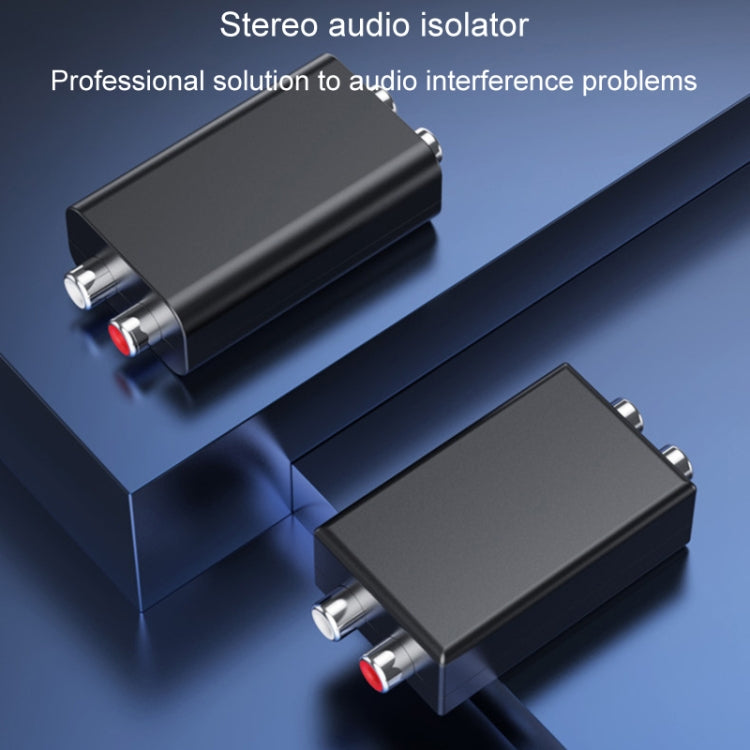 RCA Audio Ground Loop Isolator Anti-Interference Noise Reducer Eliminate Current Sound Bluetooth Receiver(Ellipse) - Live Sound Effects Processors by PMC TechLife | Online Shopping South Africa | PMC TechLife | Buy Now Pay Later Mobicred