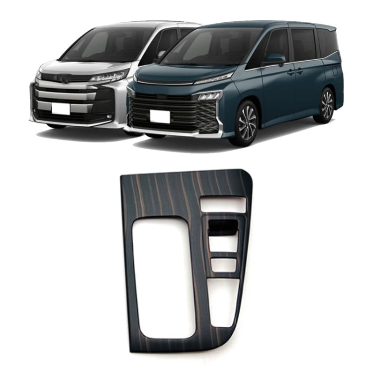 For Toyota 2022 VOXY NOAH 90 Series Right-Hand Drive Front Gear Trim Frame, Size: Hybrid Version(Wood Grain) - Car Interior Mouldings by PMC TechLife | Online Shopping South Africa | PMC TechLife | Buy Now Pay Later Mobicred
