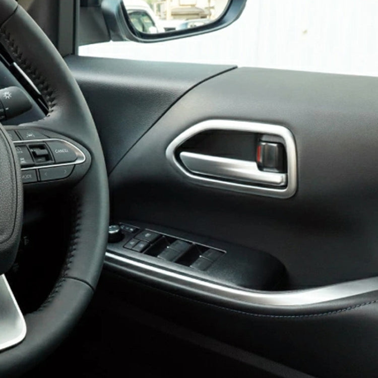 For Toyota 2022 VOXY/NOAH 90 Series Right-hand Drive Door Handle Patch Frame(Piano Black) - Car Interior Mouldings by PMC TechLife | Online Shopping South Africa | PMC TechLife | Buy Now Pay Later Mobicred
