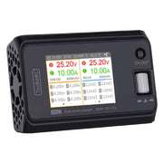 ToolkitRC M6D 500W Toy Airplane Dual Channel Li-Po Battery Balance Charger(Black)