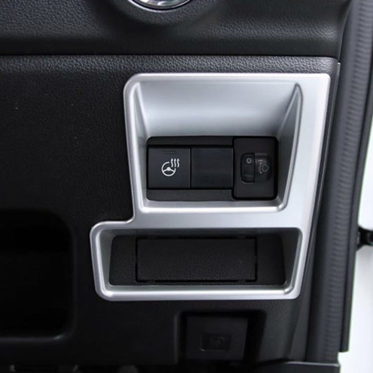 For 2024 Suzuki Spacia Custom MK04 Series Right-hand Drive Headlight Button Modification Frame(Silver) - Car Interior Mouldings by PMC TechLife | Online Shopping South Africa | PMC TechLife | Buy Now Pay Later Mobicred