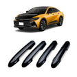 For 2023 Toyota Crown Right-hand Drive Door Handle Protection Cover Decoration(Black) - Decorative Strip by PMC TechLife | Online Shopping South Africa | PMC TechLife | Buy Now Pay Later Mobicred